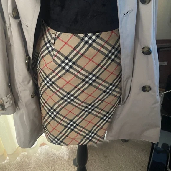 スカート BURBERRY LONDON BLUE LABEL BURBERRY BLUE LABELデニム スカート - メルカリ